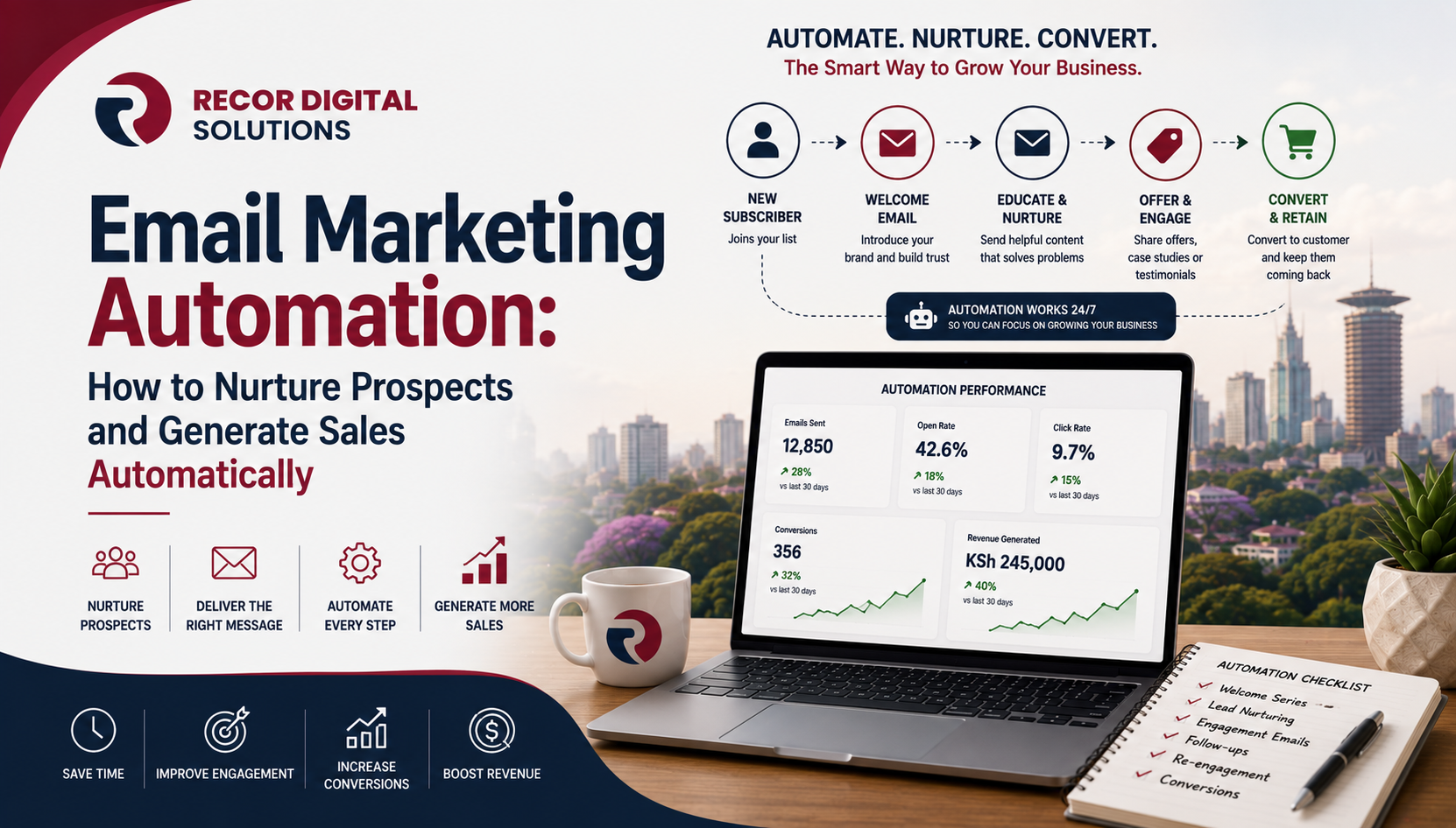 Email Marketing Automation in Kenya: How to Nurture Leads and Generate More Sales